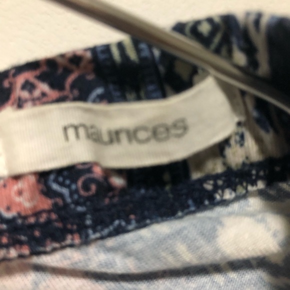 Maurices women’s skirt, size large, tapestry bohemian And even pink and gray - Picture 2 of 8